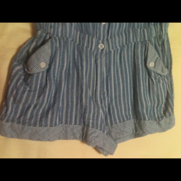 Forever 21 Striped Romper - Picture 2 of 3