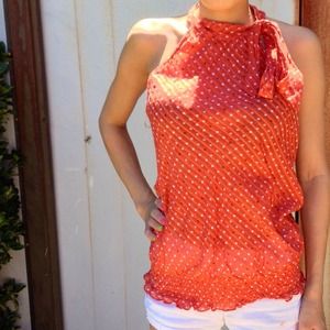 Polka dot top