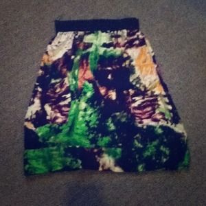 Cotton  patterned skirt