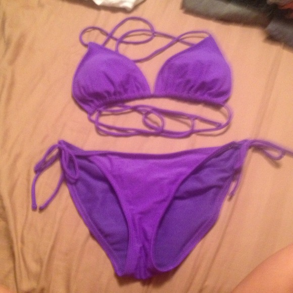 Purple bikini