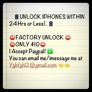 Factory unlock your iphone Today! 📱
