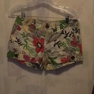 Floral print shorts
