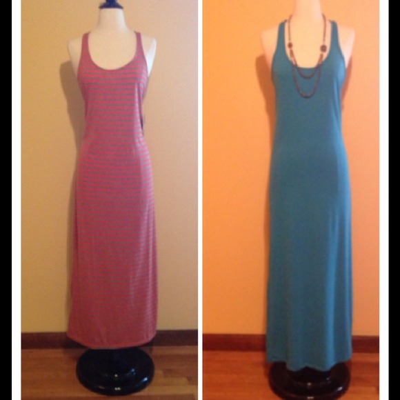 Bundle Striped maxi dress