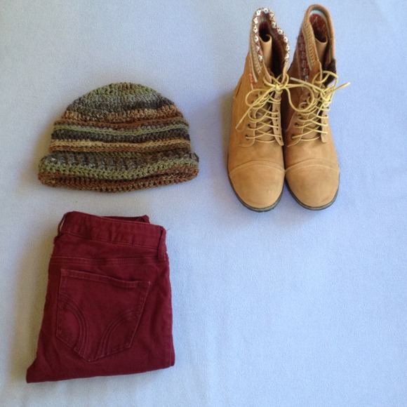 SOLD Earth colors knit beanie