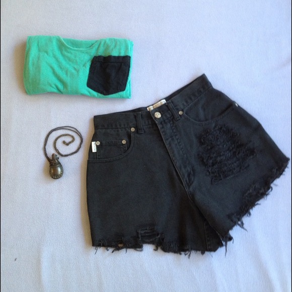 SOLD Roxy Green and black tank