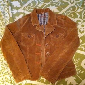 Brown Corduroy blazer.