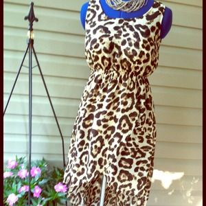 💠SOLD IN BUNDLE💠LEOPARD PRINT HI-LO DRESS!