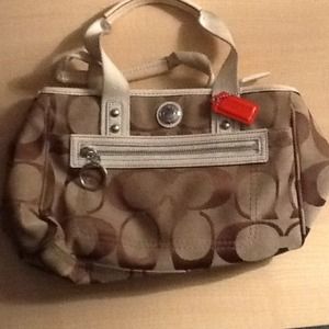 Brown coach bag