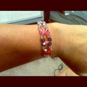 Swavorski crystal flower bracelet