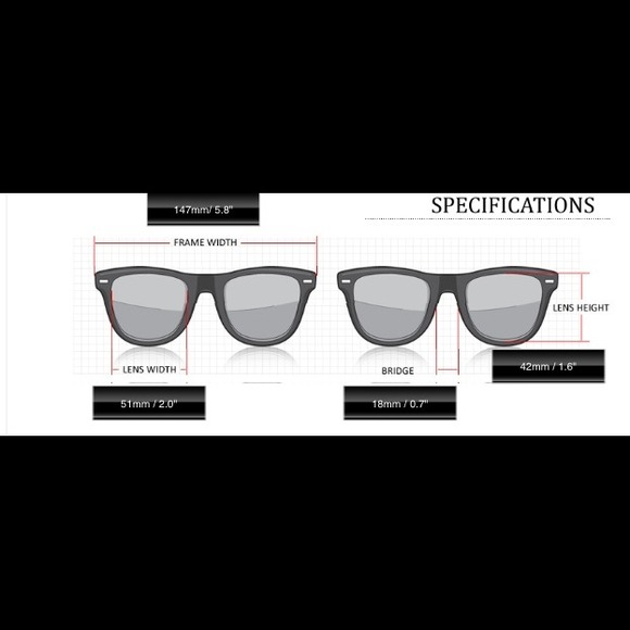 Giraffe Oversized Sunglasses - Picture 2 of 2