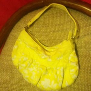Yellow handbag