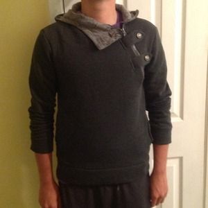 Chic High Collar Coat with faux fur