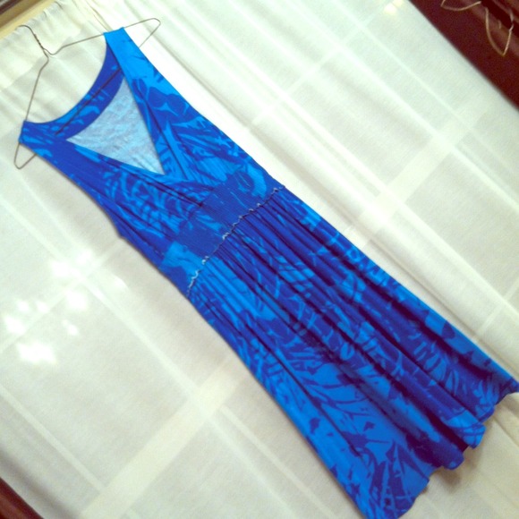 Blue Maternity Dress