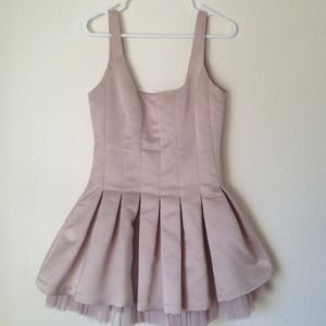 ⛔SOLD⛔ Champagne colored tutu ballerina dress