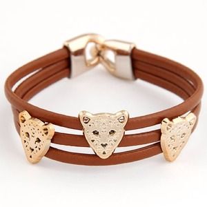 ❌SOLD BUNDLE❌Leopard head Bracelet