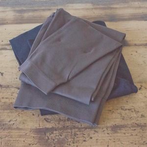 Bundled Brown & Black Leggings