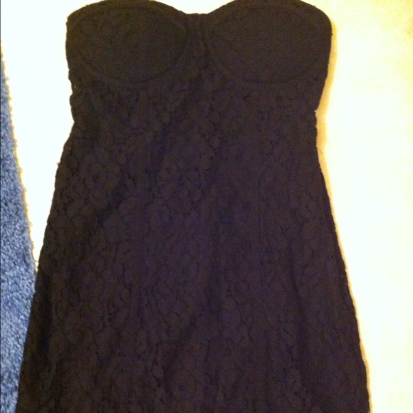 Lace black dress