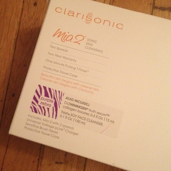 Brand New Clarisonic Mia 2 Purple Zebra