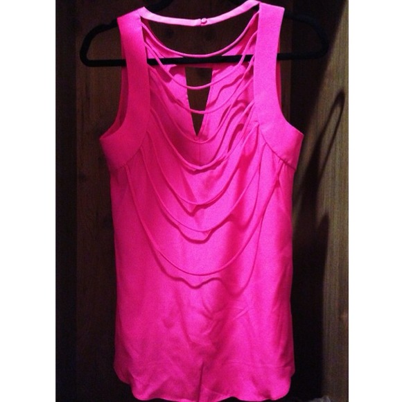 BCBGMaxAzria Silk Halter Top - Picture 2 of 4