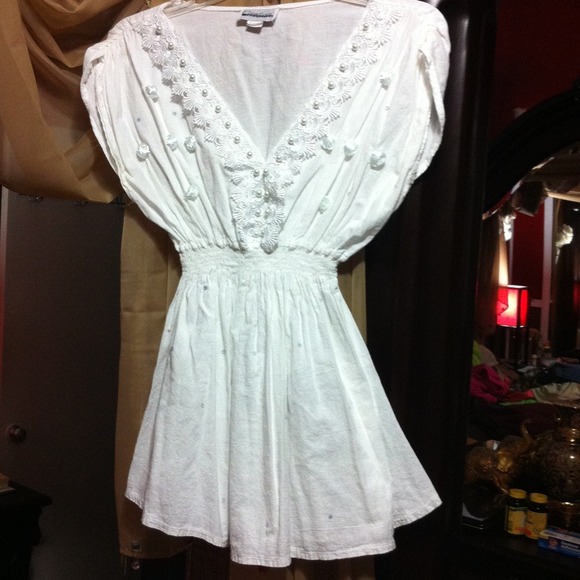 Summer cotton blouse