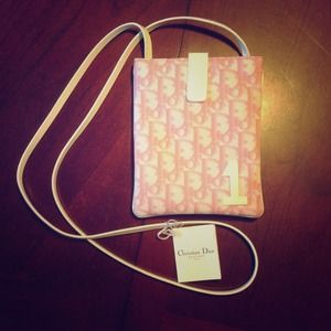 Authentic Christian Dior Pink Crossbody Bag