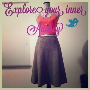 Herringbone skirt- sold on vinted