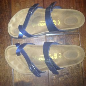 Blue Birkenstocks