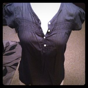 Navy blue blouse