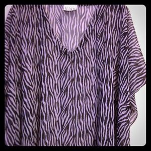 Black & White Caftan by LesliaNYC.