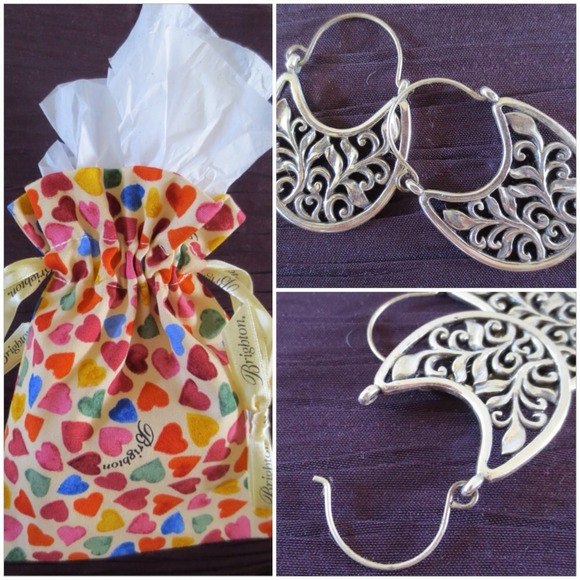 💲SOLD💲Brighton Filigree Hoop Earrings