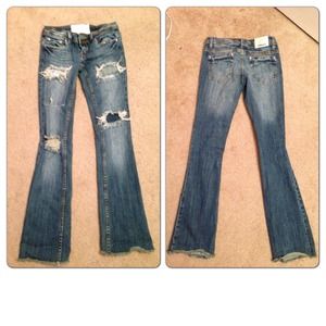 Dollhouse Distressed Jeans, 1