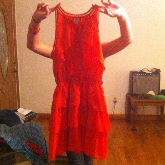 Red dress