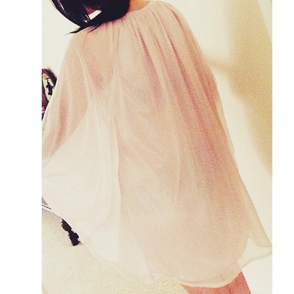 Chiffon Tunic/Dress with Floral Details - Picture 4 of 4