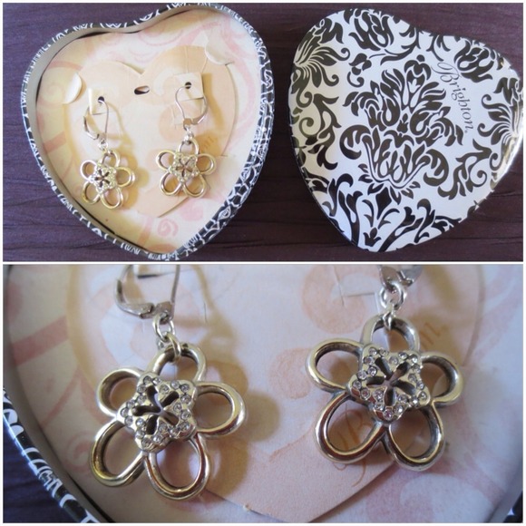 💲SOLD💲Brighton Floral Leverback Earrings
