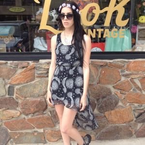 See You Monday Sun and Moon Hi Low Dress