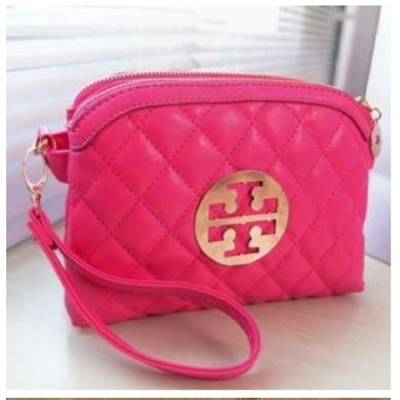 💝Cute pink crossbody & clutch bag