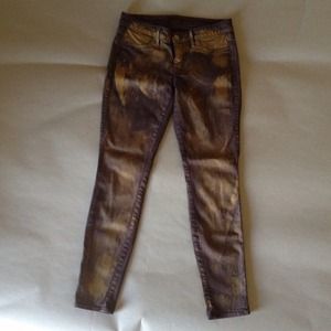 Dark purple and rust skinny jeans Rich & Skinny