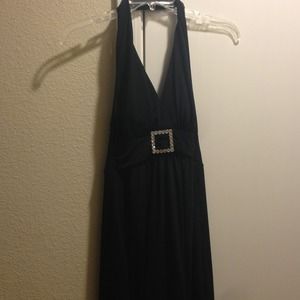 Black Halter Dress
