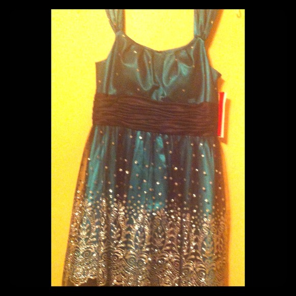 Turquoise Cocktail Dress