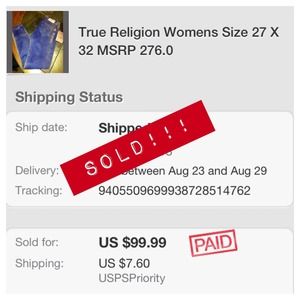 Women's True Jeans Sizes 27 and 28 🚫PURPLE SOLD!