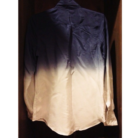 **HOST PICK!!!** Lucky Brand Silk Ombre Blouse - Picture 2 of 4