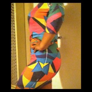 Colorful Summer Night Dress ! Worn Twice!