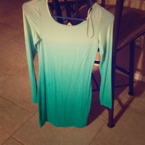 Mint ombre bodycon