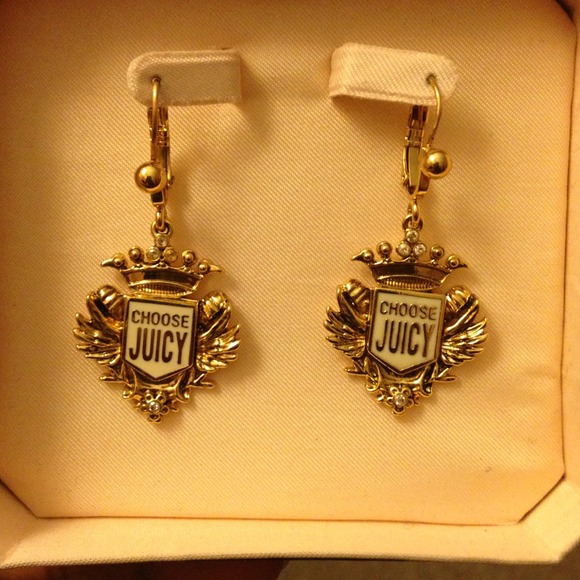 Juicy Couture Gold Earrings