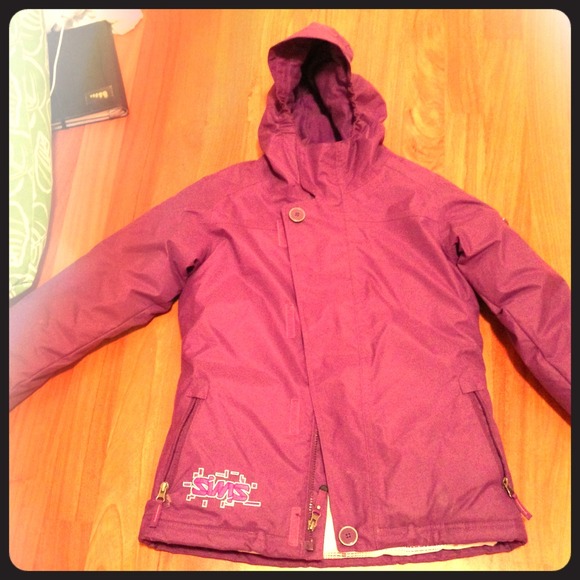 Puffy ski coat