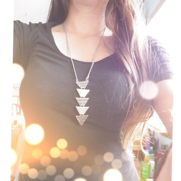 Jewelry - Aztec Tribal Triangle Chain Necklace