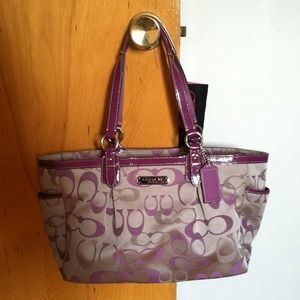 Auth coach bag and matching wallet