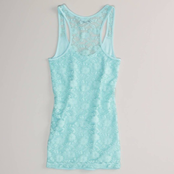*Reduced* AE LACE BACK BOYFRIEND TANK - Picture 2 of 2
