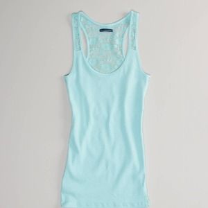 *Reduced* AE LACE BACK BOYFRIEND TANK