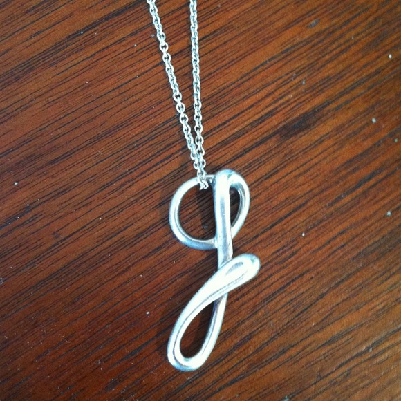 Tiffany's "g" necklace